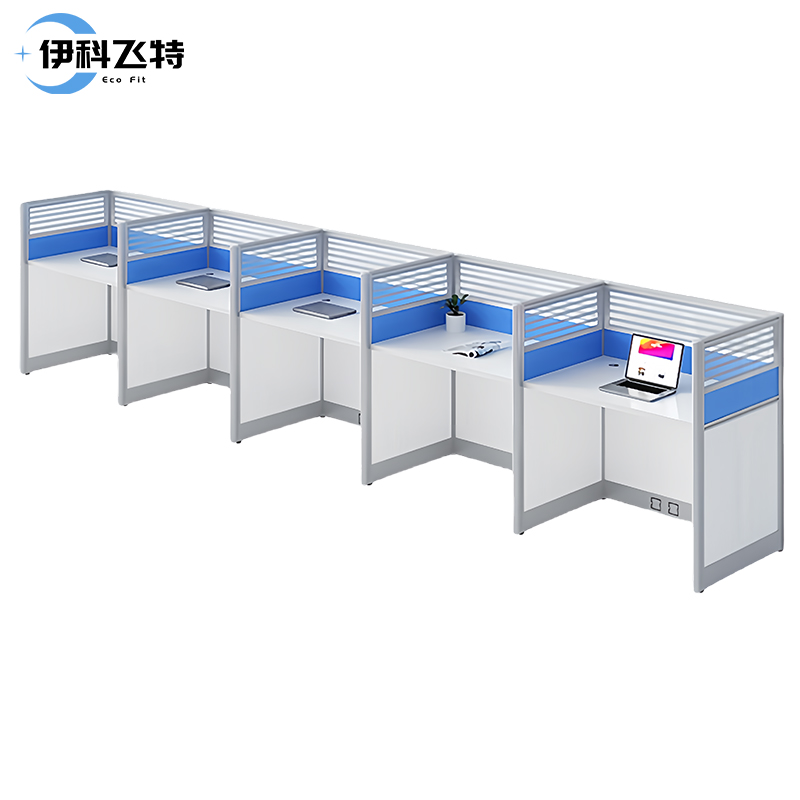 伊科飞特隔断办公桌4192*564*1100mm张高清大图