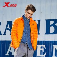 特步（Xtep）冬季男装上衣时尚潮流外套保暖舒适抗寒休闲运动羽绒服