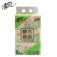 清风BR38SC2原木纯品2层200软包抽纸48包/箱 一箱装