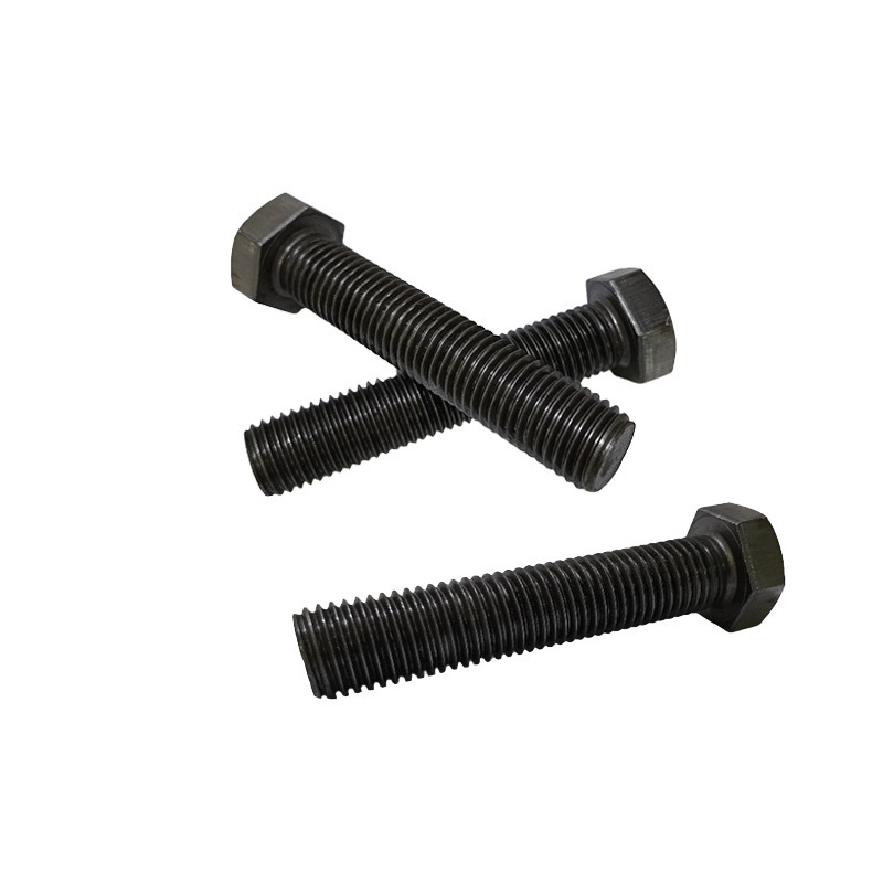 炯毅 六角螺丝钉六角螺钉螺杆 六角头螺栓-全螺纹-C级 M12*55mm 个