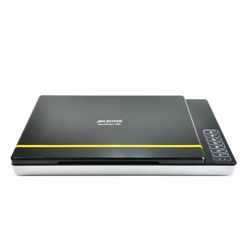 中晶(microtek) ScanMaker i360 中晶平板式A4轻薄高速扫描仪高清家用文档平板式扫描仪黑色