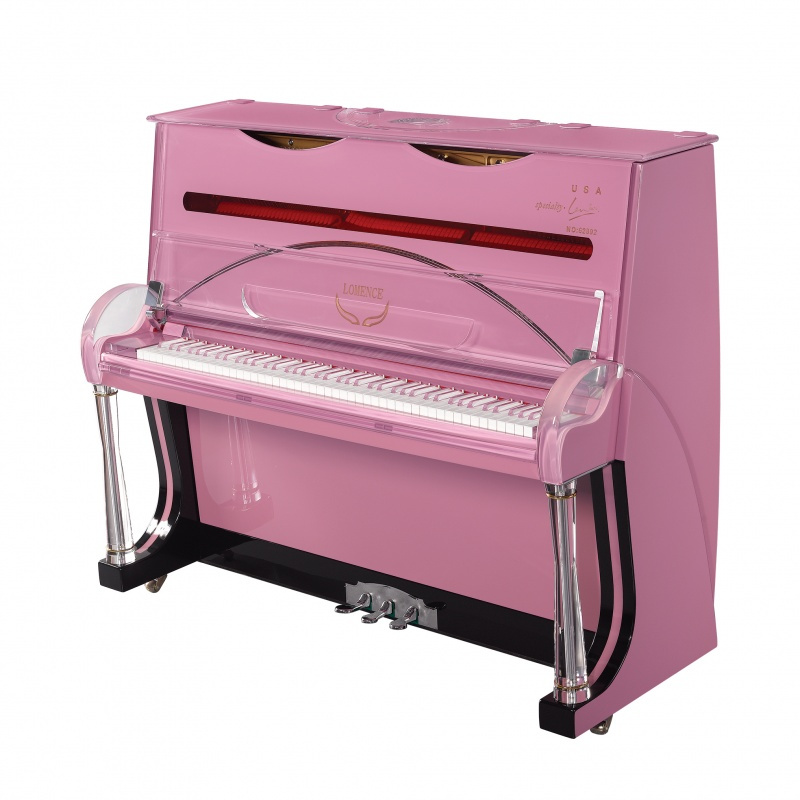海伦罗曼lomance立式水晶钢琴全新时尚高档家用初学者琴skl128