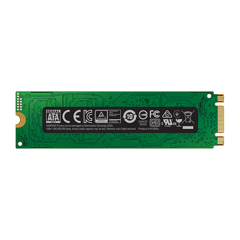 三星 SAMSUNG 500GB SSD固态硬盘 M.2接口(SATA总线) 860 EVO(MZ-N6E500BW)