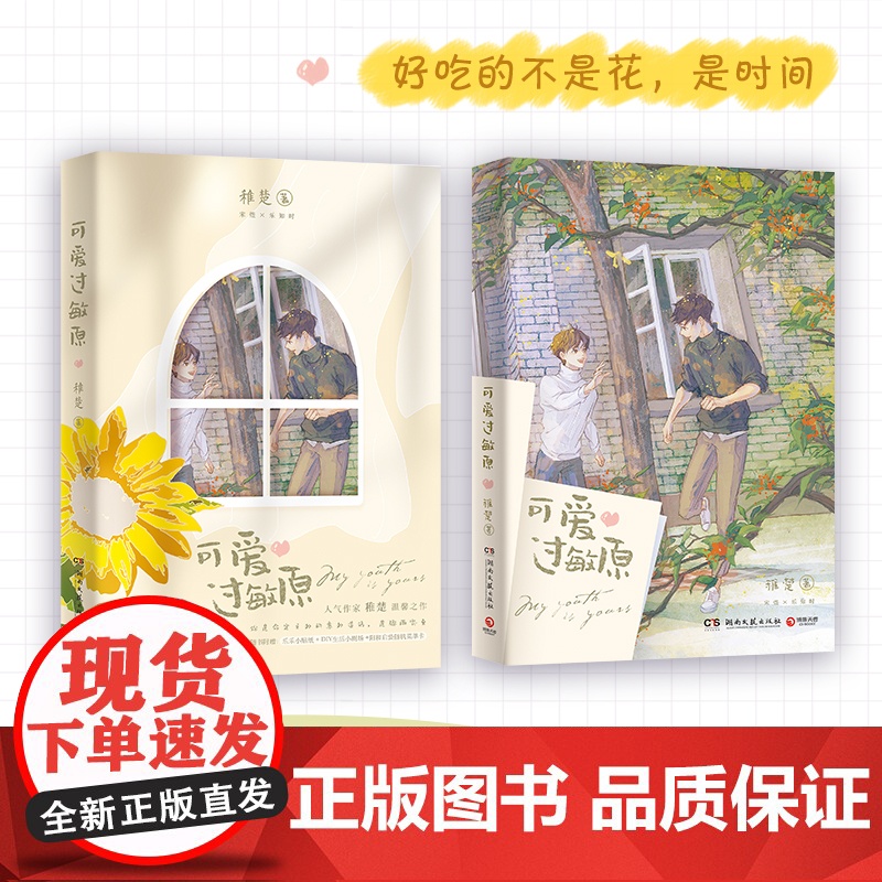 [赠贴纸+DIY小剧场+菜单卡 ]可爱过敏原 稚楚晋江人气作家 我只喜欢你的人设 校园爱情纯爱青春文学言情小说实体书籍正高清大图