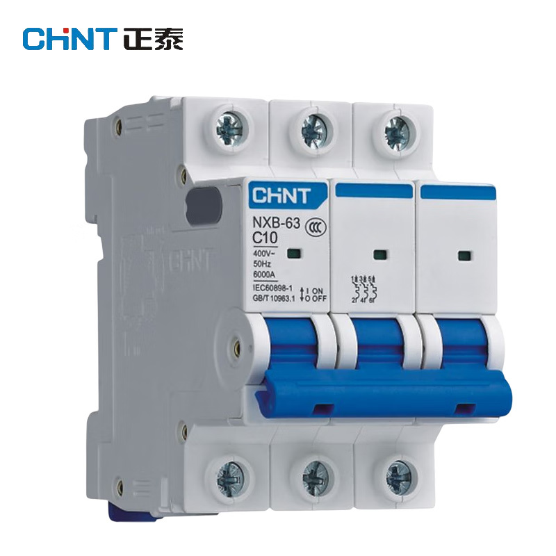 正泰(CHNT) 空气开关 NXB-63 3P C10 8个/组(单位:组)