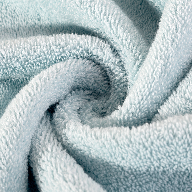 洁玉(Jeyu) 阿瓦提超低捻尊享三套装 礼盒TG19-04C毛巾*2条+浴巾*1条(蓝色)高清大图