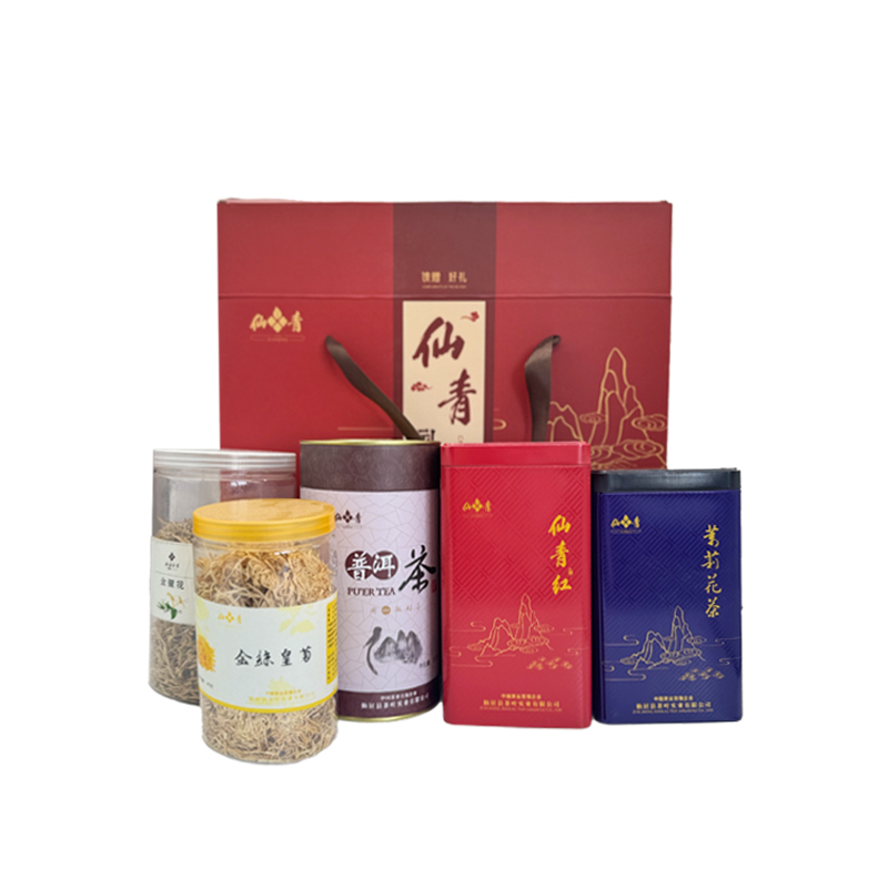 仙青清凉大礼包1200g礼盒装高清大图