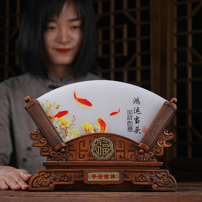 美帮汇新中式茶几摆件家居客厅电视酒柜装饰品搬新家房乔迁新居礼品高清大图