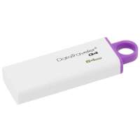 金士顿(Kingston)64GB U盘 DTIG4 高速优盘USB3.0 时尚色彩 紫色