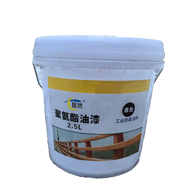 昌赞 聚氨酯油漆 黑色2.5L 桶 黑色 黑色2.5L