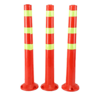 众恒丰-警示柱护栏隔离桩弹力柱路障柱反光防撞柱-75CM/个