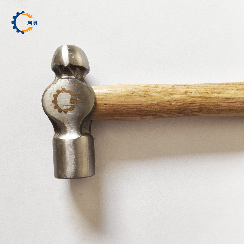 启具木柄圆头锤3p/把高清大图