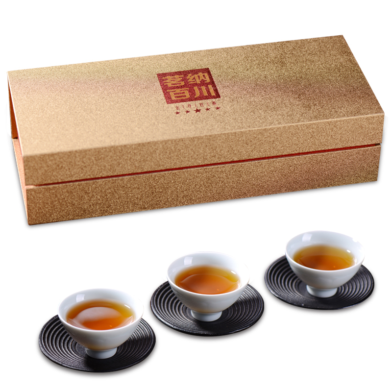 茗纳百川 茶叶 2021云南凤庆 滇红茶 特级 浓香型 散装茗茶金芽滇红茶 金色长条礼盒120克