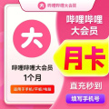 【直充】哔哩哔哩大会员月卡