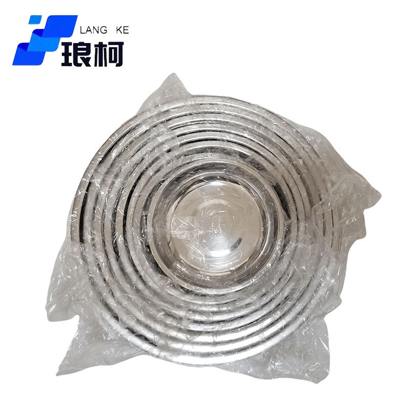 琅柯304不锈钢圆盘菜碟 08厚 22cm高清大图