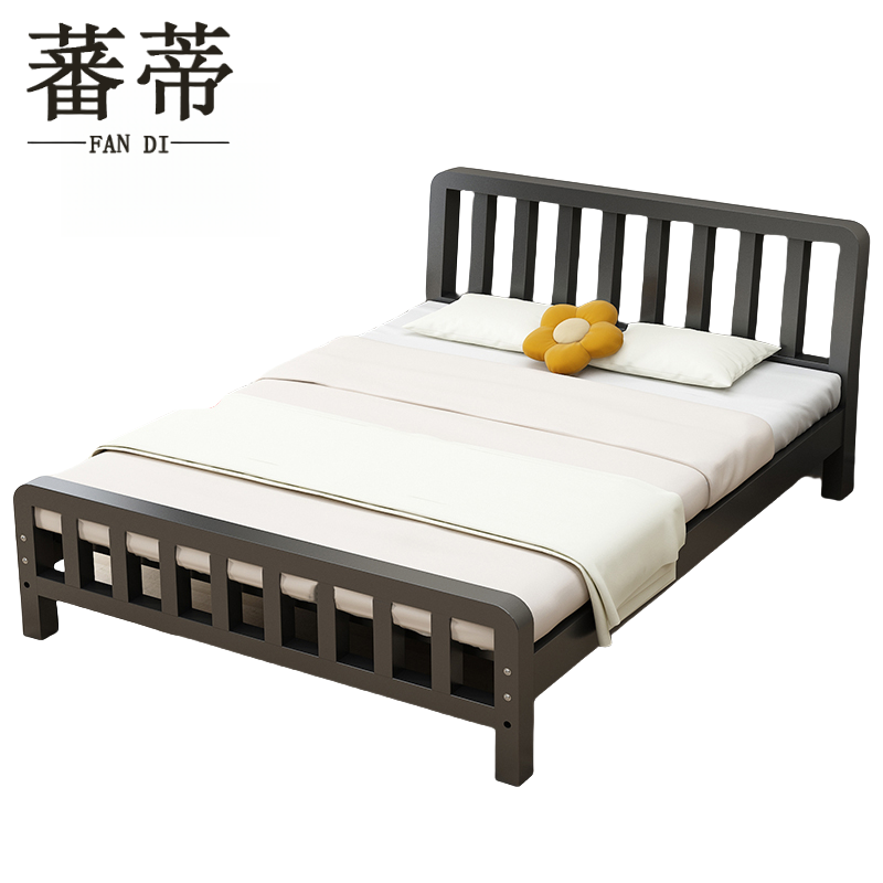 蕃蒂1.5米床含床垫套高清大图