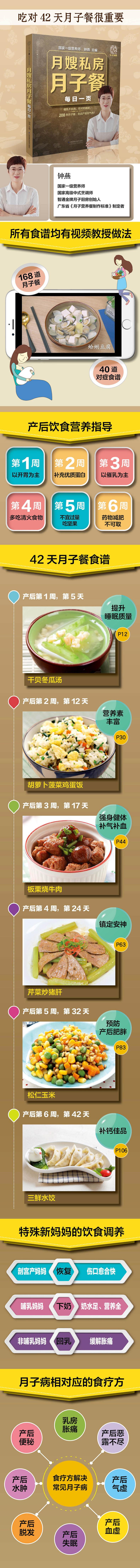 月嫂私房月子餐每日一页(汉竹)