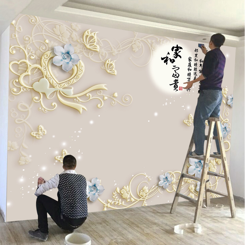 欧式电视背景墙壁纸家用闪电客现代简约花纹影视墙壁画自粘墙纸花朵报价 参数 图片 视频 怎么样 问答 苏宁易购