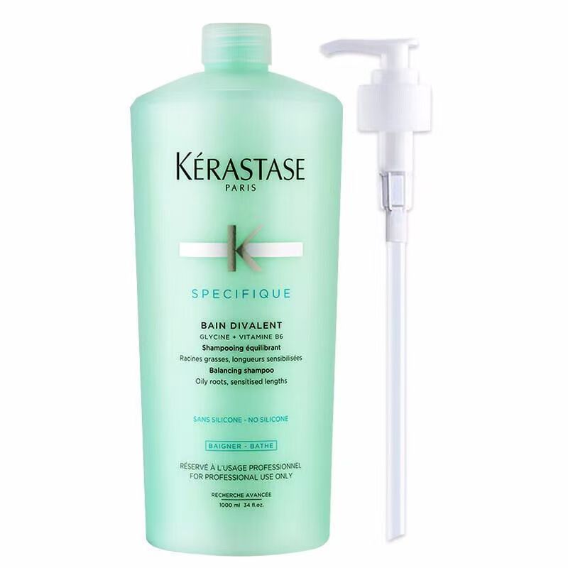 卡诗(KERASTASE)双重功能洗发水 油头克星深层清洁滋养 进口女士头皮保湿清爽柔顺 1000ml高清大图