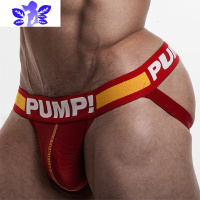 IdeaminiPUMP!性感双丁内裤网孔丁字裤男士透气排汗三角裤肌肉男时尚内裤