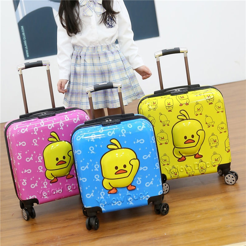 儿童拉杆箱18寸卡通男女童旅行箱宝宝行李箱20寸万向轮儿童登机箱 18