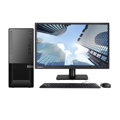 联想M6600T台式电脑 I5-10400/8G/1T/集显 21.5寸显示器 win10系统