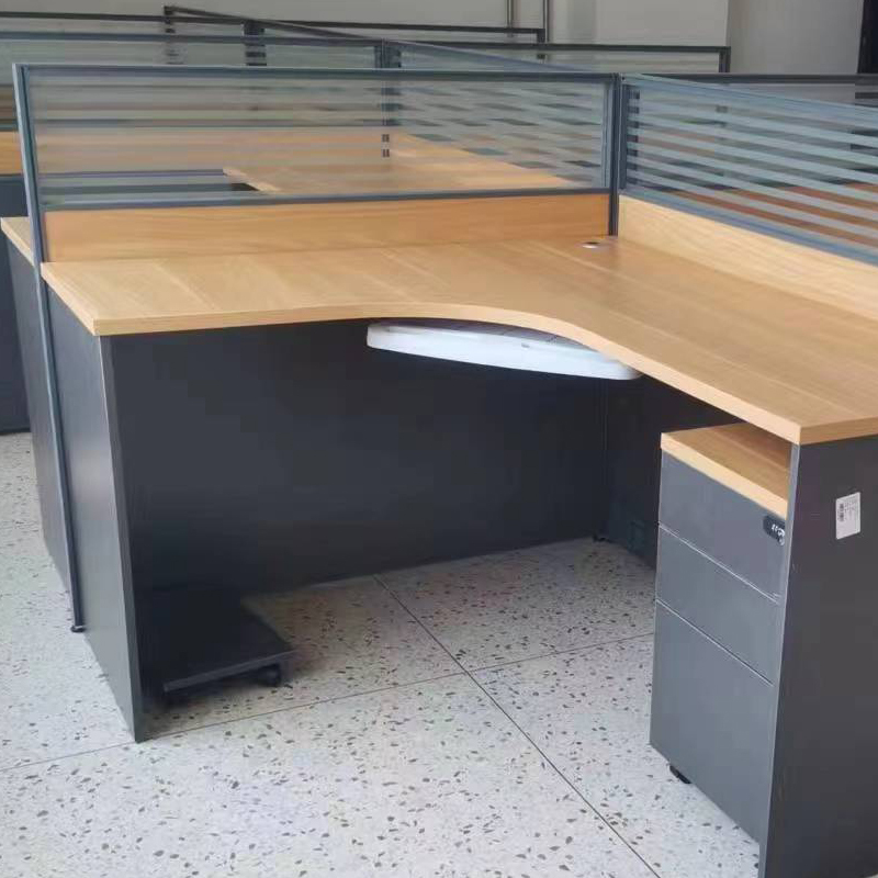 办公桌三圣E31 1400*1200*750mm单人位高清大图