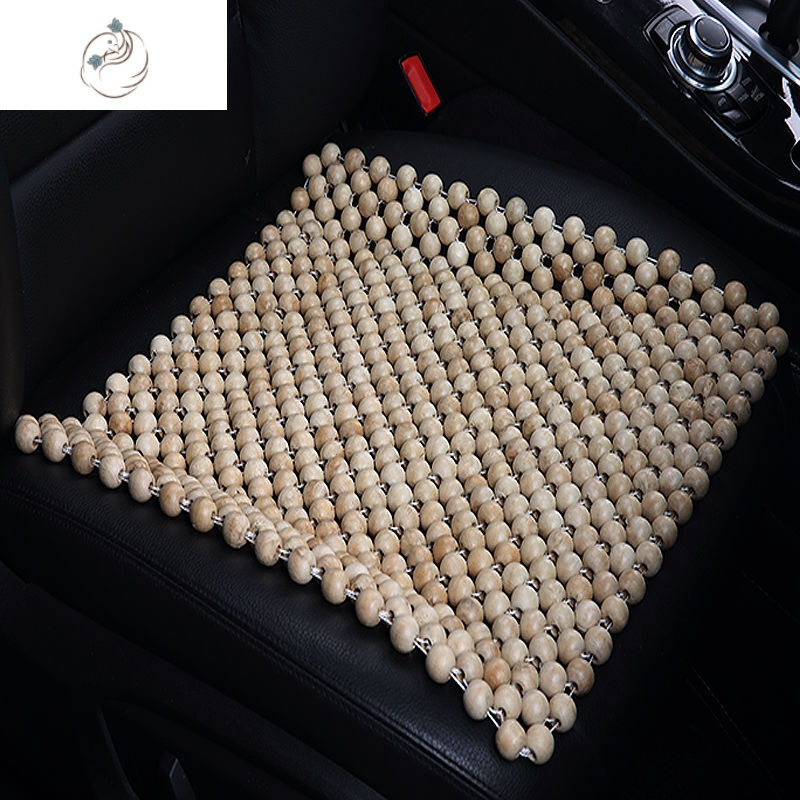 檀香木珠子佛珠汽车坐垫按摩凉垫小方垫夏天座椅座垫用品办公椅垫