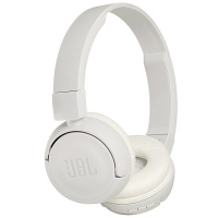 JBL T450BT 无线蓝牙运动耳机 便携头戴式重低音HIFI音乐耳机 可折叠运动带耳麦通话耳机 白
