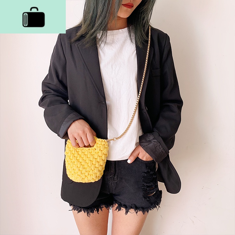 可爱小包包女包新款2019diy手工制作材料包泫雅编织包毛线零钱包NEW LAKE高清大图