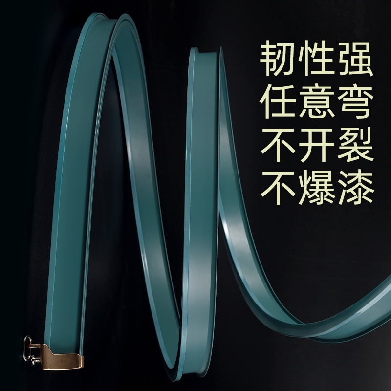 幸福派 窗帘轨道铝合金窗帘杆单轨双轨直轨弯轨支架配件窗帘轨道加厚简约铝合金顶侧装单双轨彩色黑白直轨导轨滑轨滑道轮高清大图