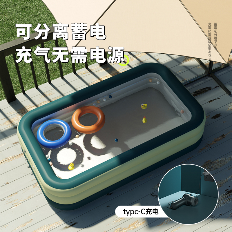 儿童充气游泳池家用成人婴儿戏水池大型家庭小孩水池户外大人泳池