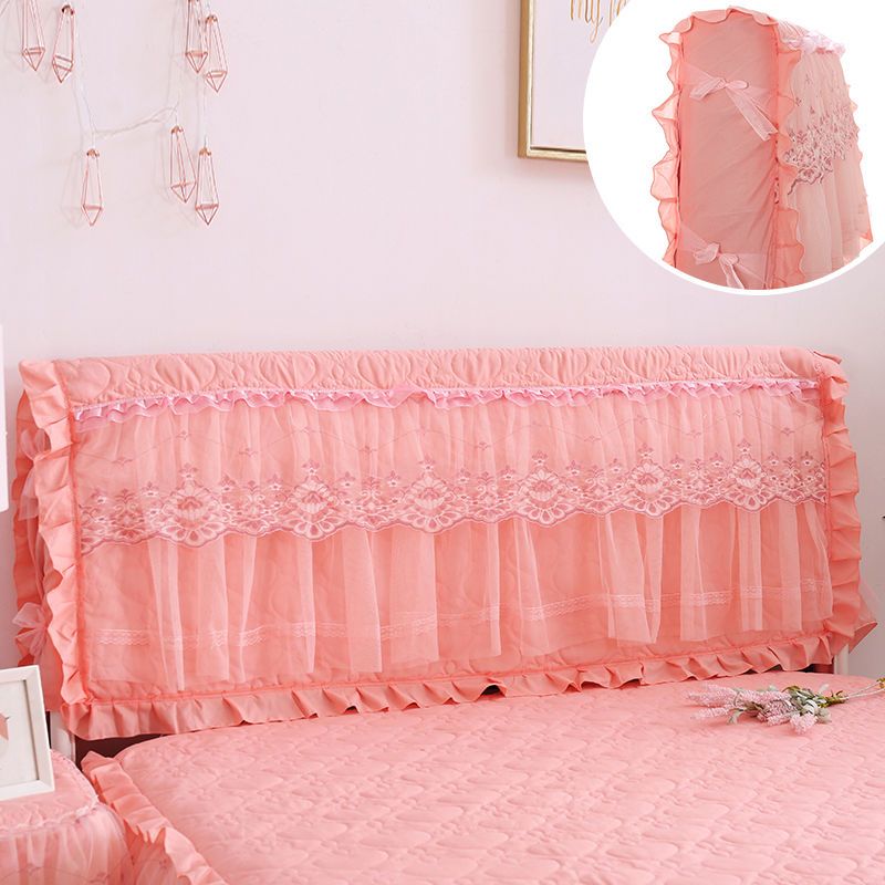 全包夹棉加厚蕾丝床头罩防尘保护套1.5m1.8m2m2.
