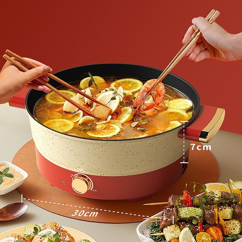 熊猫 多功能电热锅- TRYK830-1高清大图