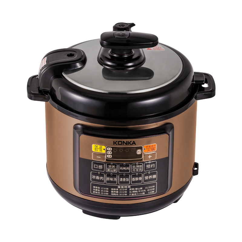 康佳KONKA家用电压力锅双喷内胆5L压力煲KYLG-5001E高清大图
