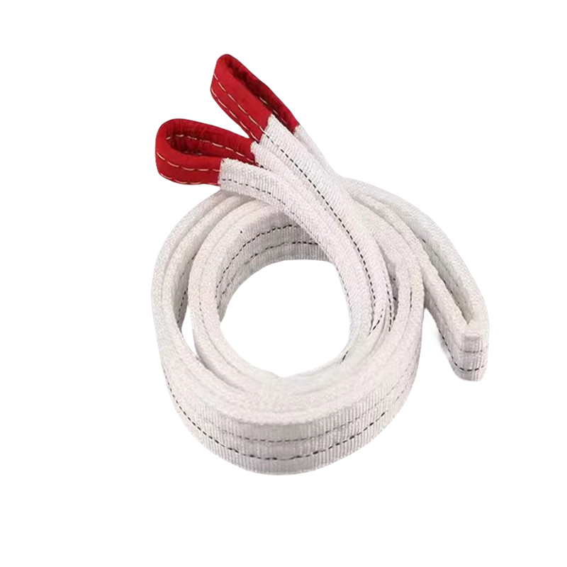 迅迈 吊装带2吨5米 国标起重吊带吊车行车扁平叉车双扣索具拖车绳高清大图