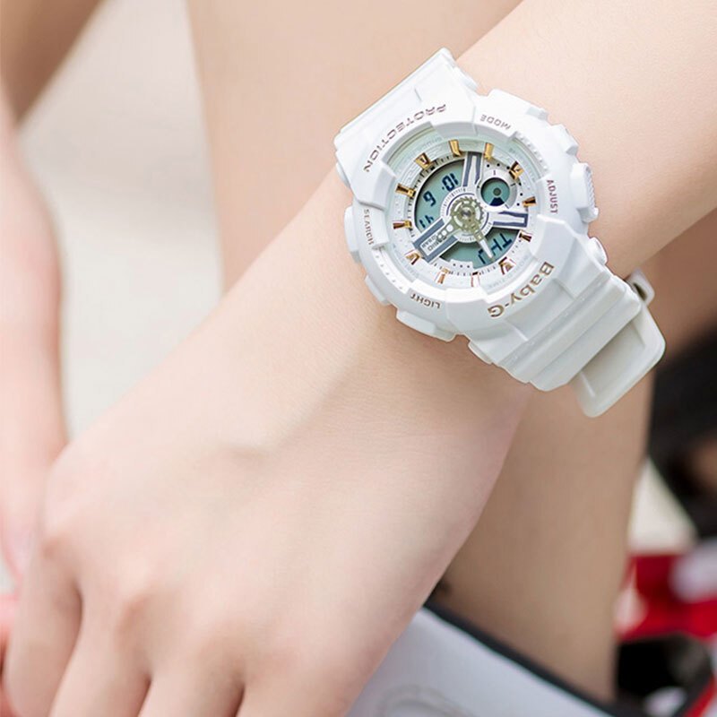 卡西欧(CASIO)手表 BABY-G系列双显潮流时尚运动女表