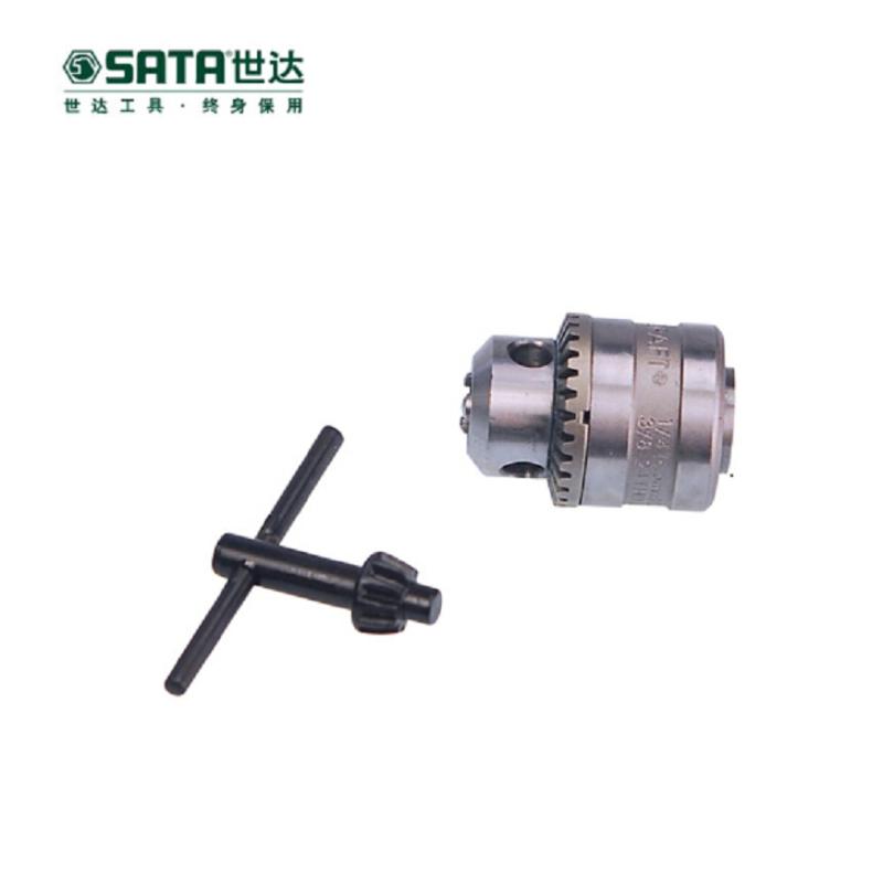 世达（SATA） 53111 1-10MM,带扳手夹头,3/8’’尾孔（含KG扳手）单套装-（套）