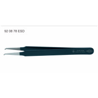 凯尼派克 KNIPEX 92 08 78 ESDESD防静电精密镊子 弯头