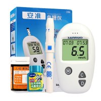 三诺(SANNUO)安准血糖仪+100试纸+100针头 测血糖仪器家用血糖测试仪血糖仪试纸试条