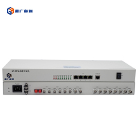 新广邮通(guangyou)GY-OTS-240 8路E1+4路物理隔离百兆网 PDH光端机