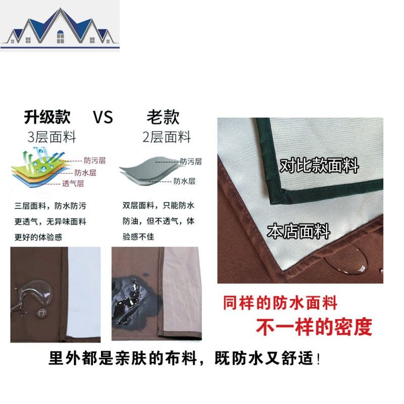 可爱日系家用厨房防水工作女围裙时尚防油定制薄款透气logo印字 三维工匠图片