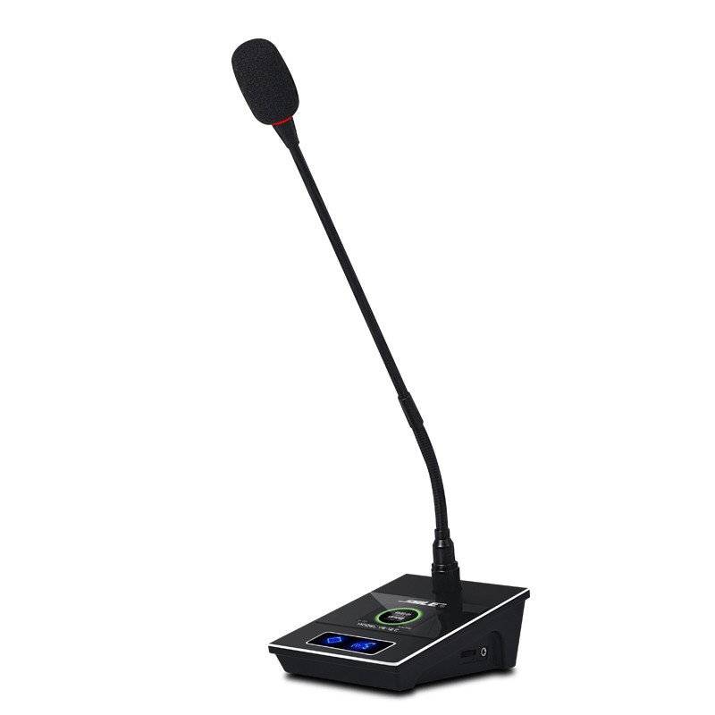 狮乐shileye12手拉手话筒u段全数字控制有线方杆式会议话筒