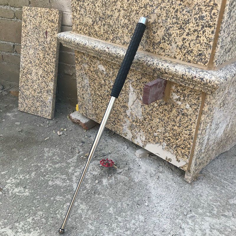 甩棍三节加长加硬伸缩棍车载自卫棍四节甩棒甩鞭棍子视频