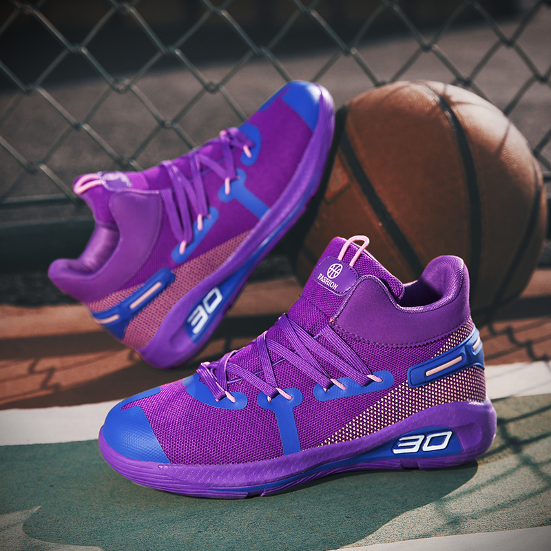 透气库里6运动鞋2020新款篮球鞋aj1青少年curry库里战靴4同款欧文球鞋