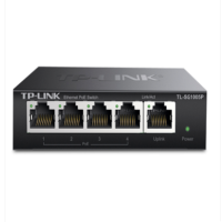 TP-LINK TL-SG1005P 普联5口全千兆非网管PoE交换机 监控AP