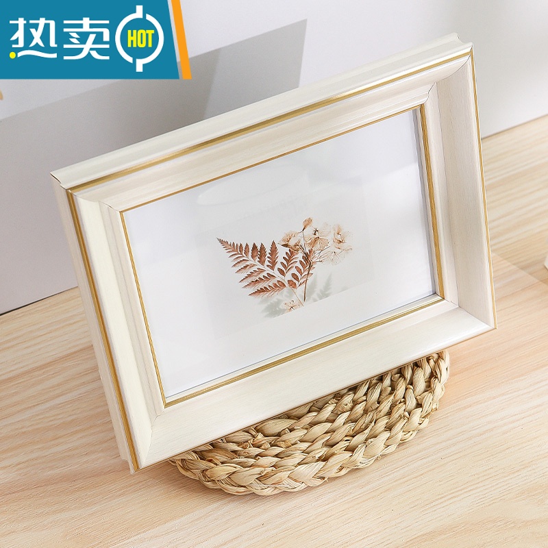 敬平相框摆台六寸洗做成照片打印加相册框冲洗6 7寸8相片定制高级感a4 浅檀纹 10寸高清大图