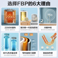 Haier/海尔小厨宝家用小型6.6速热台下厨房电热水器储水式暖水宝EC6.6FBP