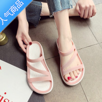 SUNTEK可湿水外穿拖鞋女2023新款度假凉拖软底孕妇鞋海边韩版沙滩女凉鞋