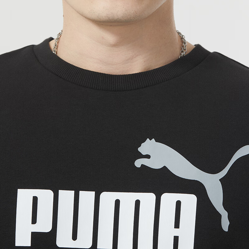 彪马(PUMA)男装运动服跑步训练健身休闲圆领卫衣套头衫 589007-61